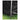 Tent stake secures black fabric in grassy outdoor environment