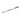 A baseball bat is shown lying on a plain white background