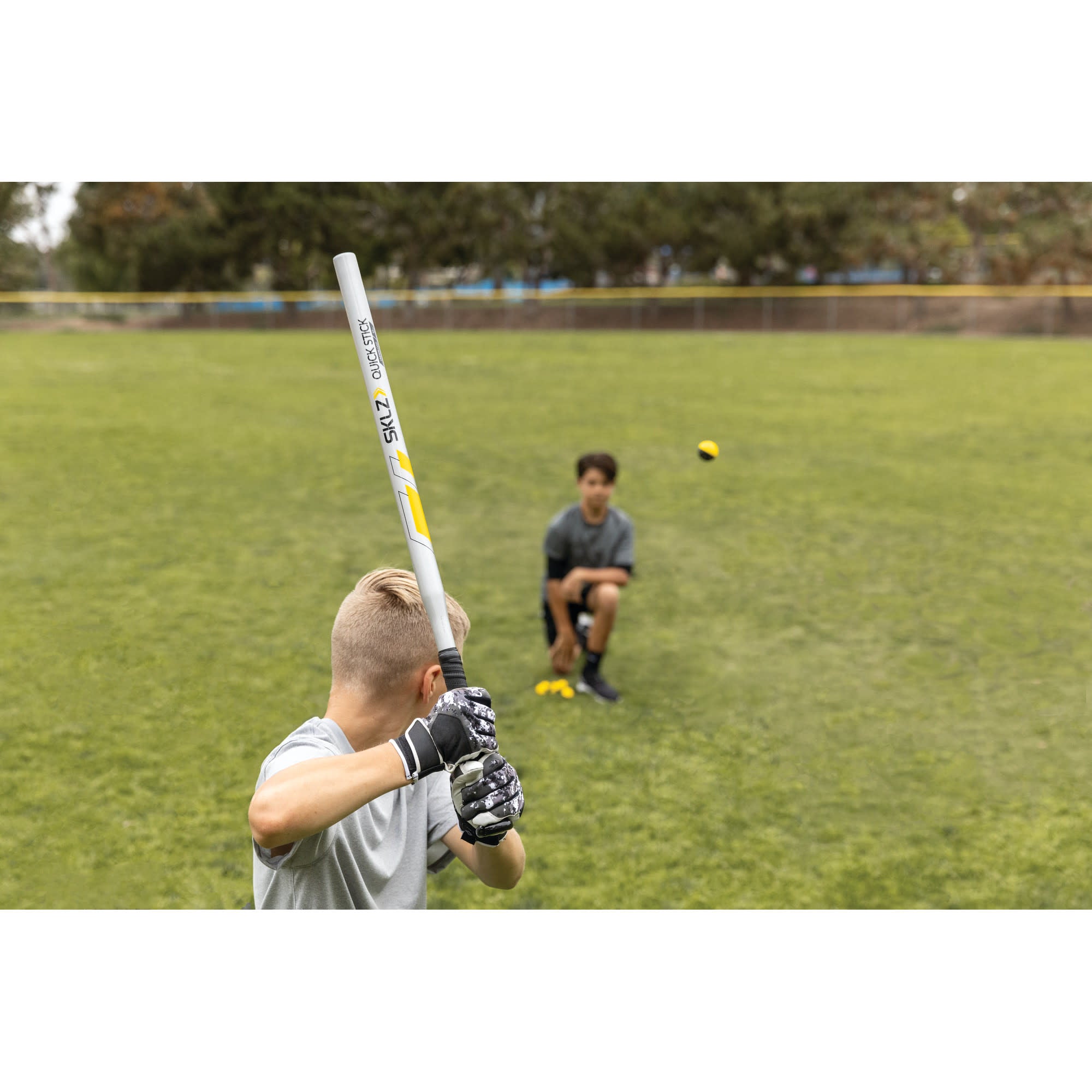 SKLZ Power Stick Baseball- Und Softball-Trainingsschläger Für Kraft, 76,2 Cm, 850,5 G, Schwarz/Gelb