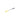 Yellow impact head with black handle on a white background