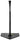 A metal detector probes ground outdoors for buried metal objects
