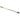 A ski pole is lying on a plain white background