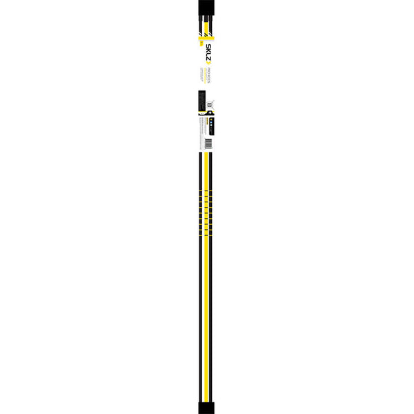 Three agility rods in black and yellow 