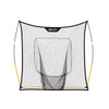 Front view of Black and Yellow practice net
