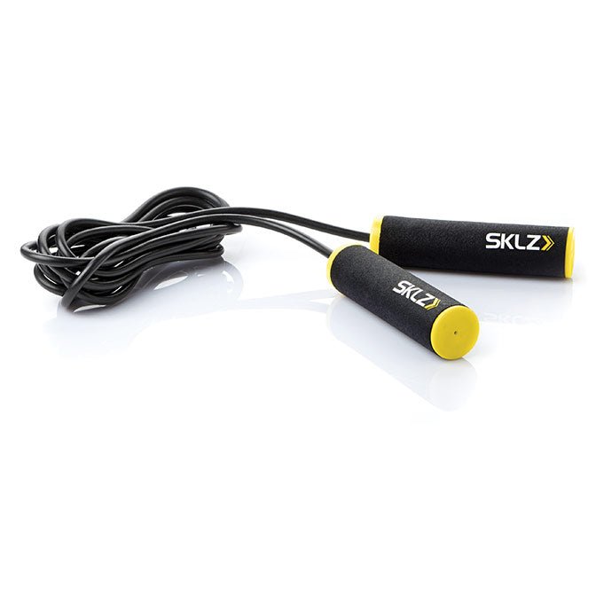 Black and yellow jump rope