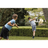 Two kids playing with power stick and ball