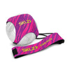 Pink star kick touch trainer with soccer ball attached