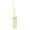 Yellow agility training poles