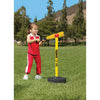 Young girl using the SKLZ hit-a-way junior to improve his batting skills