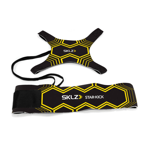 Black and Yellow Soccer kicking trainer and waist band