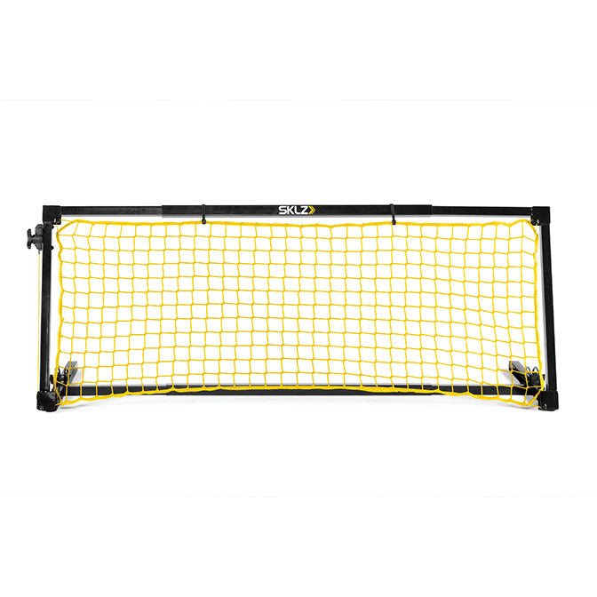 Yellow practice soccer net with Black border 