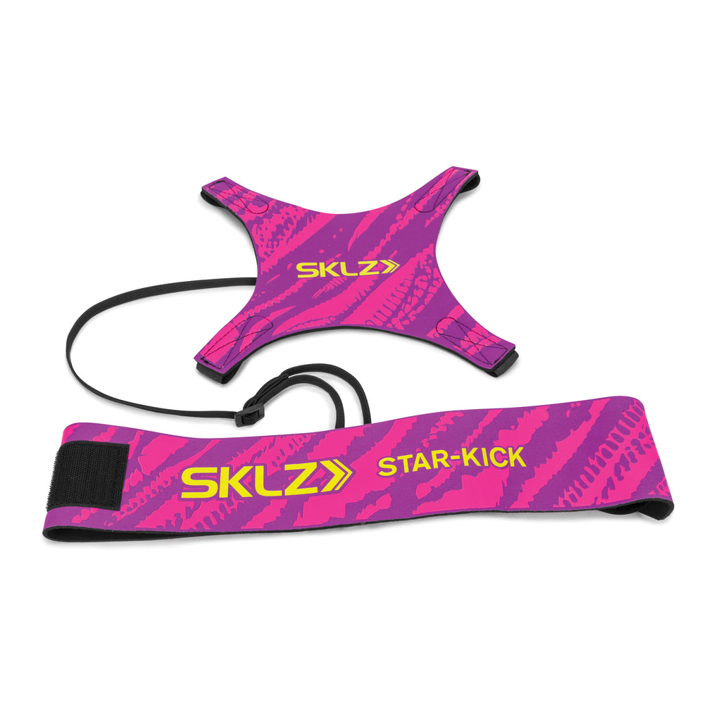 Pink star kick touch trainer and waist band
