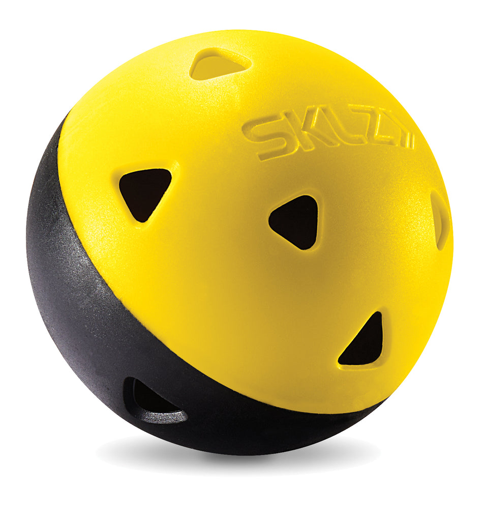 Black and Yellow impact golf practice balls