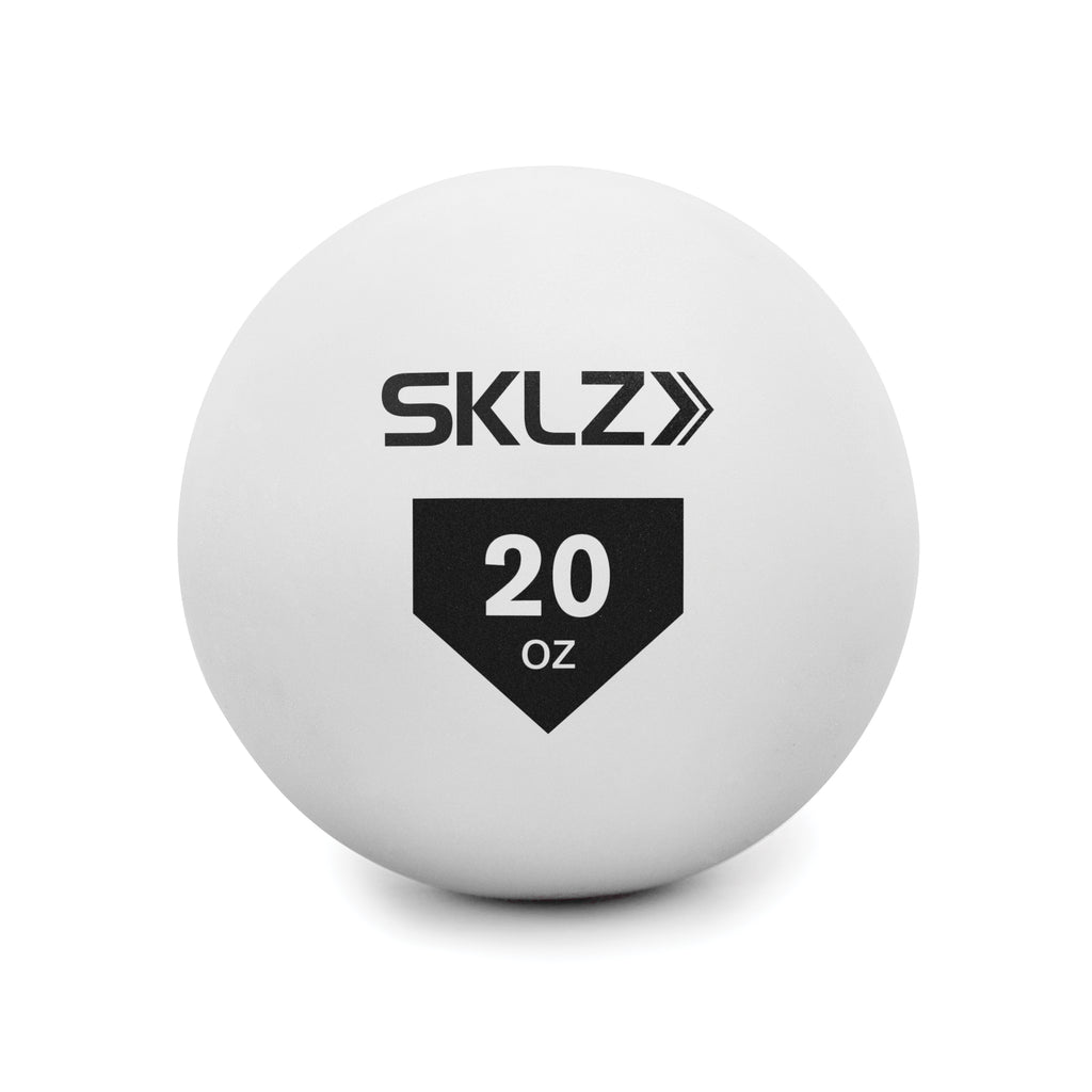 White 20 oz contact training ball